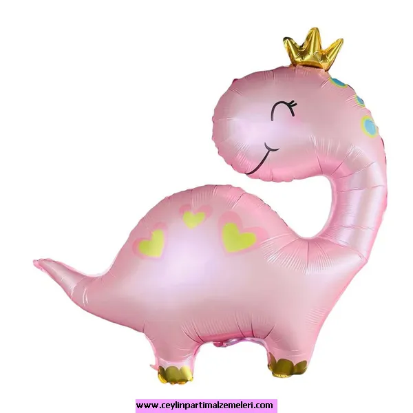 Pembe Dinazor Folyo Balon